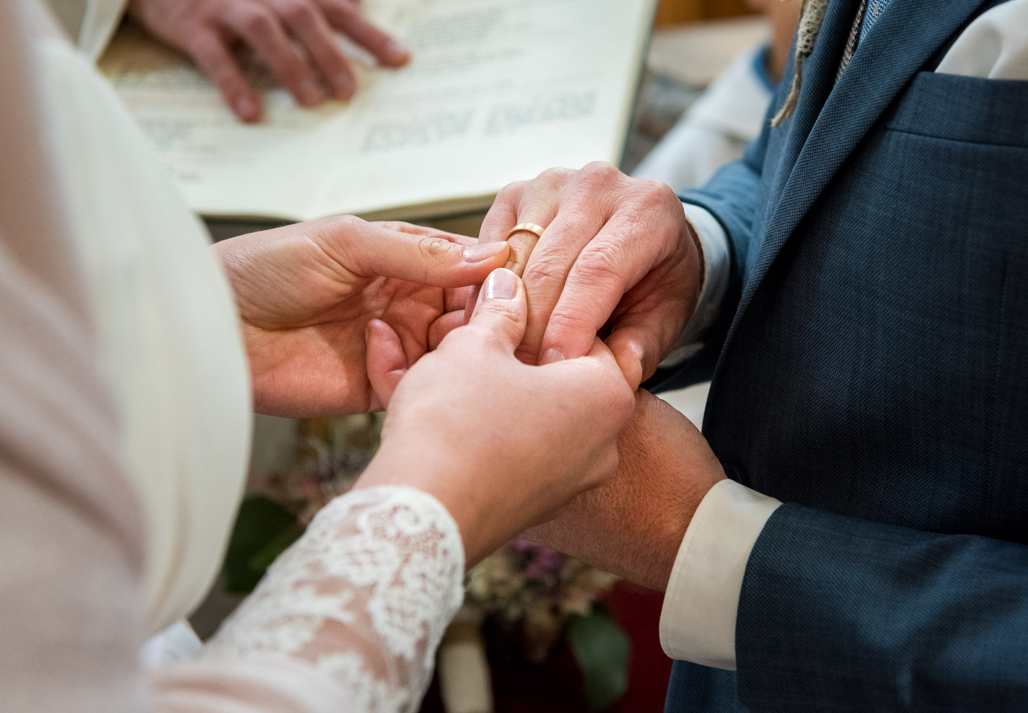 Hochzeit am Attersee, Ringzeremonie